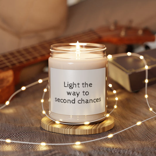 Second Chances Soy Candle 9oz Glass Jar