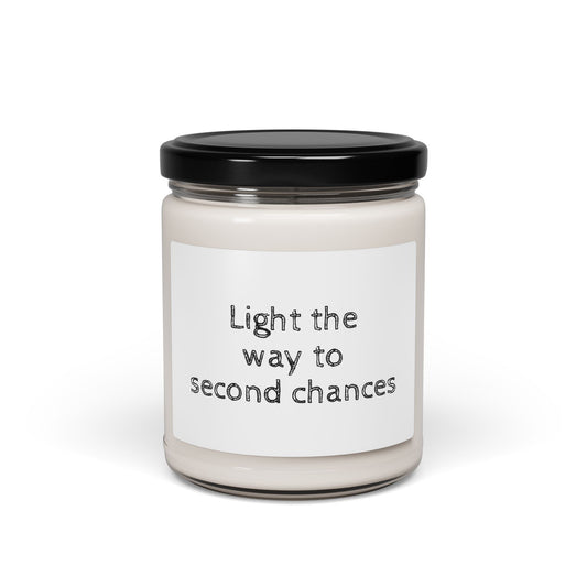 Second Chances Soy Candle 9oz Glass Jar